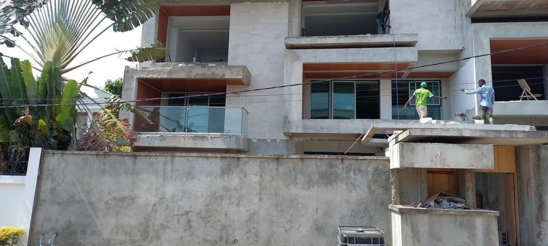 Immeuble en phase de finitions